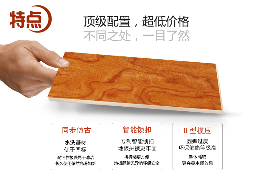 拜爾地板強化地品特點圖